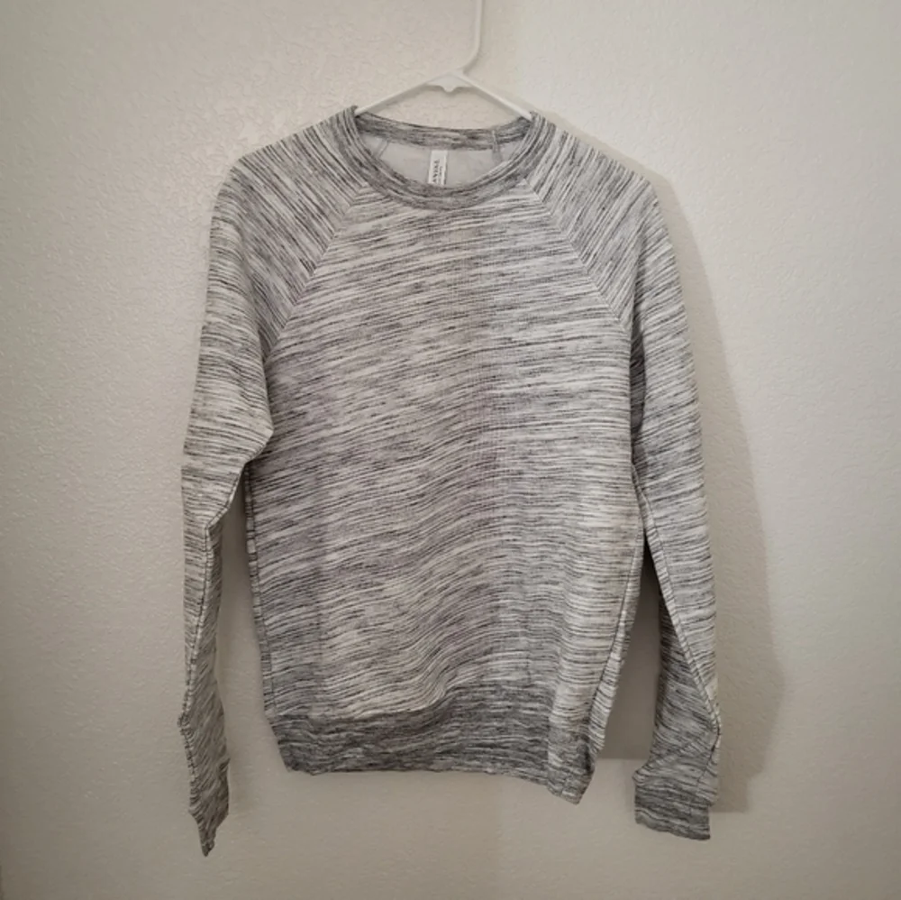 Bella Canvas Fleece‎ Light Gray Marble Long Sleeve Sweatshirt